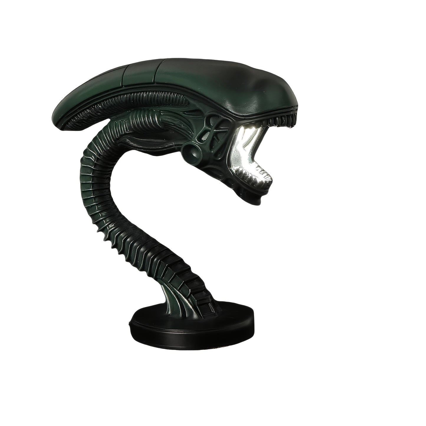 USB Alien Head Lamp – Sci-Fi Resin Desk Light for Bedroom, Office & Halloween Decor