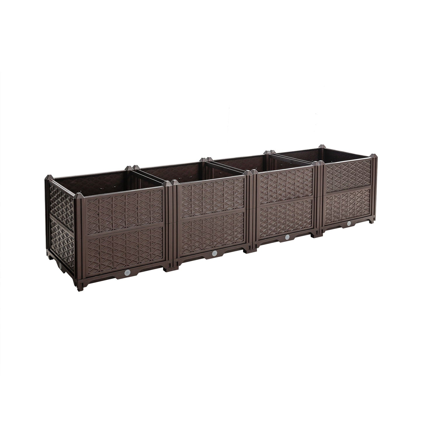Indoor Outdoor Rectangular Planter Box and Kit