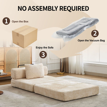 Convertible Floor Sofa Bed and Living Room