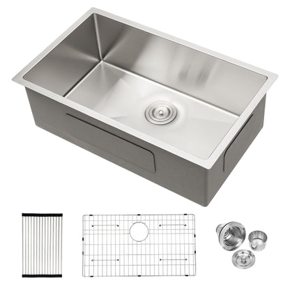 Modern Deep Single Bowl and Stainless Steel Sink