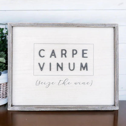 Carpe Vinum XL Wine Sign Limited Edition