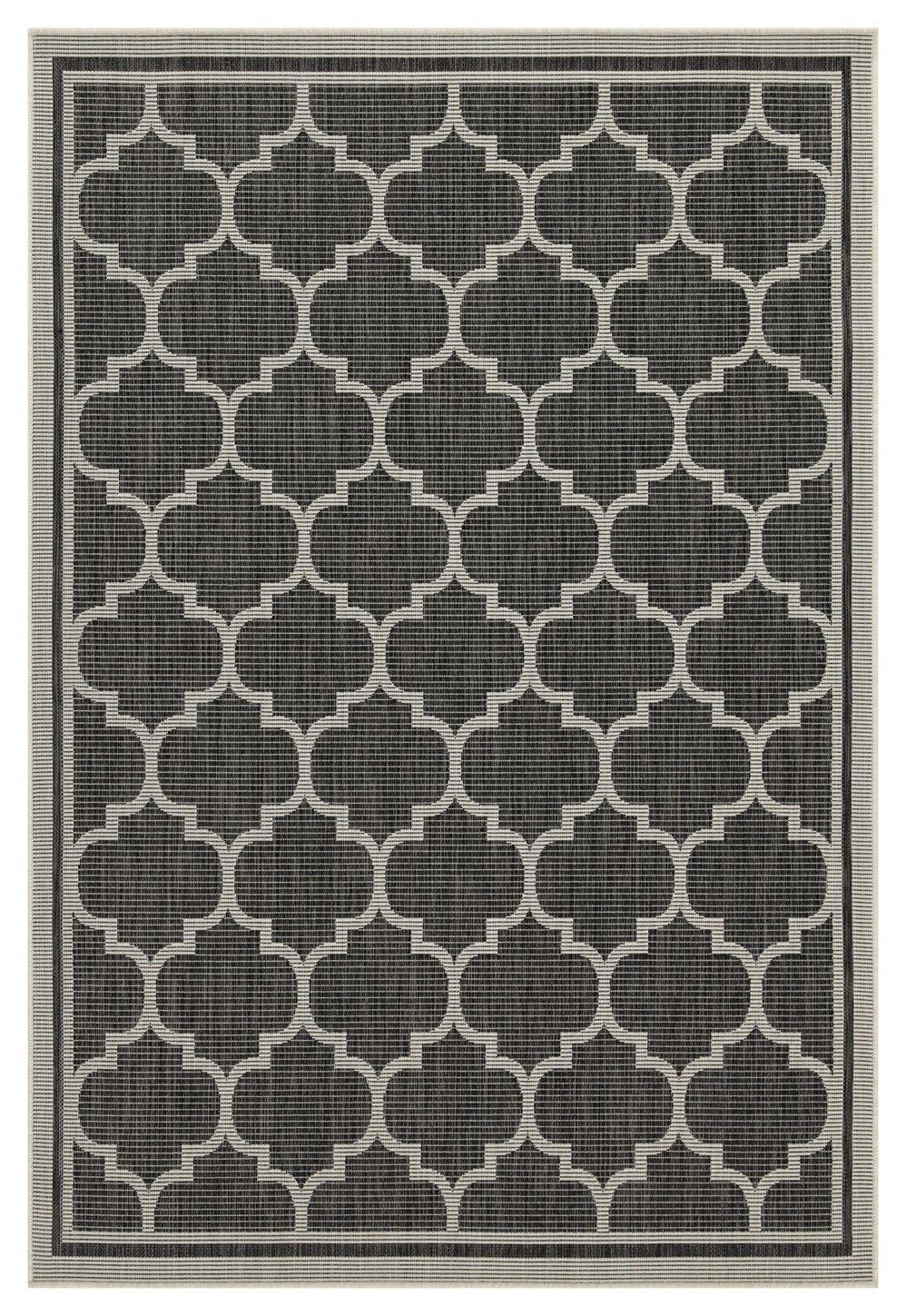 Sunshine Trellis Pattern Indoor and Outdoor Rug