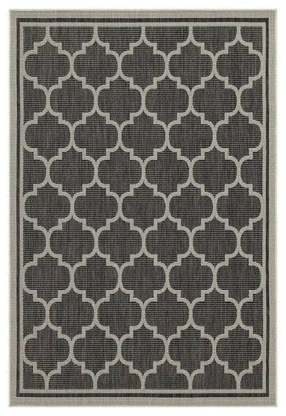 Sunshine indoor/outdoor runner rug with beige lattice, 2'7"x7'3" Unique Piece Furniture on Tampa Home & Garden Store