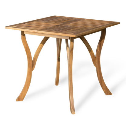 Hermosa Acacia 5 Piece Dining Set With Cushions