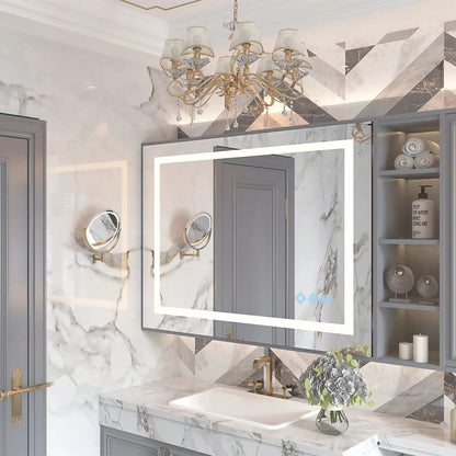 Led Bathroom Mirror With Lights Anti-Fog Dimmable