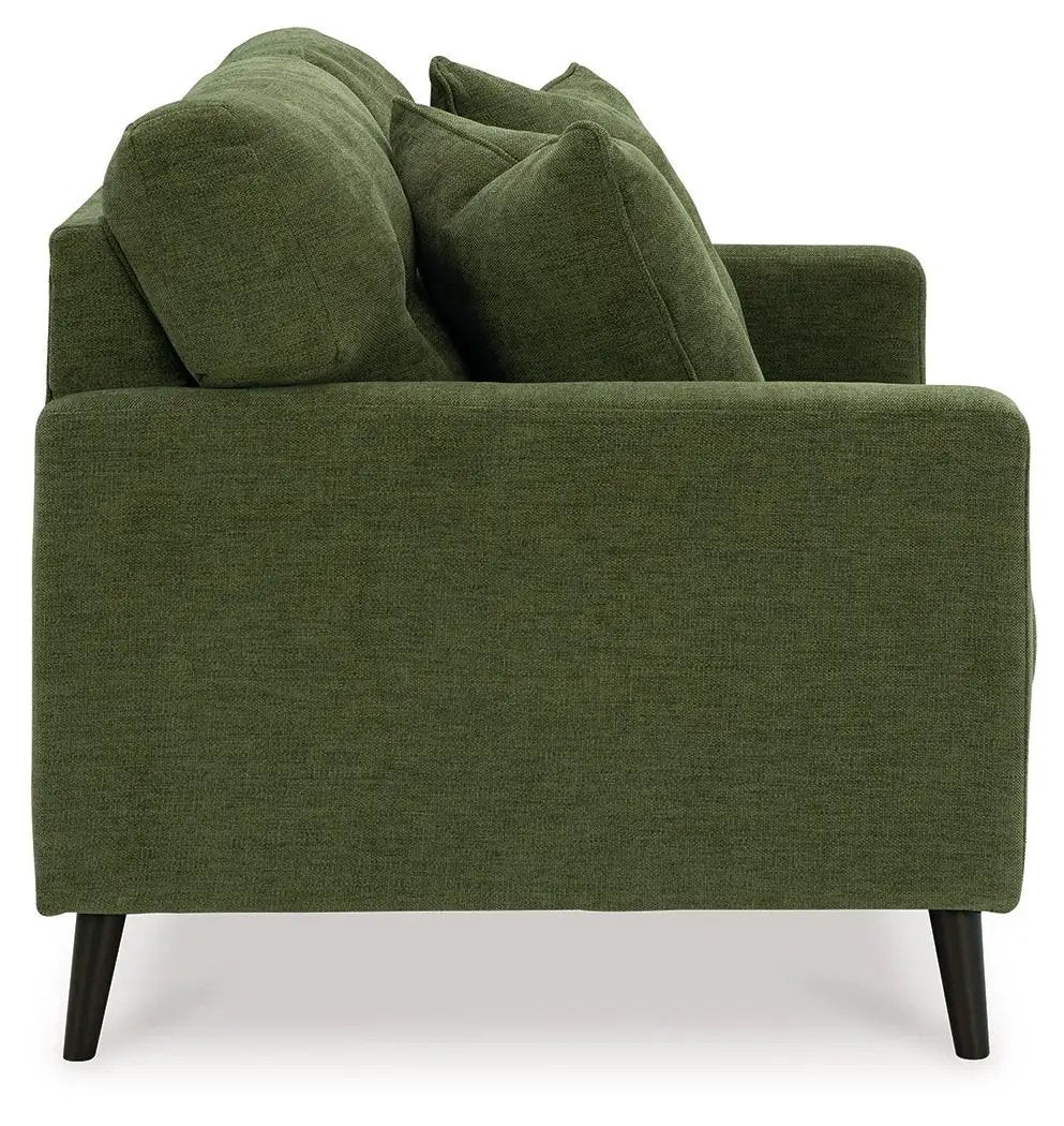 Bixler Loveseat Navy Modern Profile Design