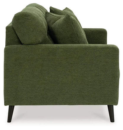 Bixler Loveseat Navy Modern Profile Design