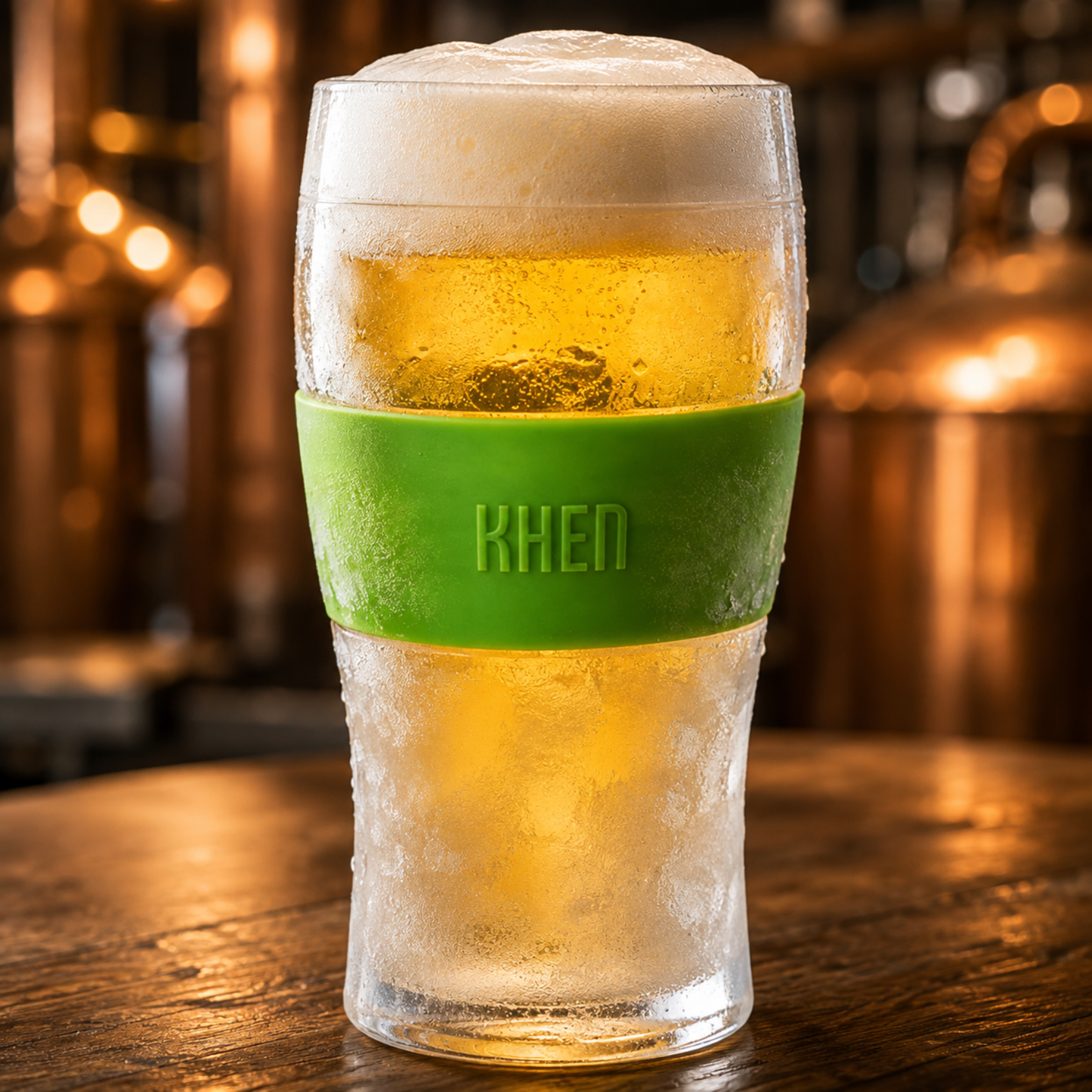 Barcelona Acrylic Cooling Beer Glassware Set of 2