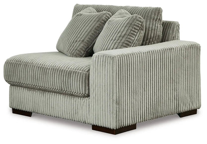 Lindyn Sectional Sofa with Cord Upholstery