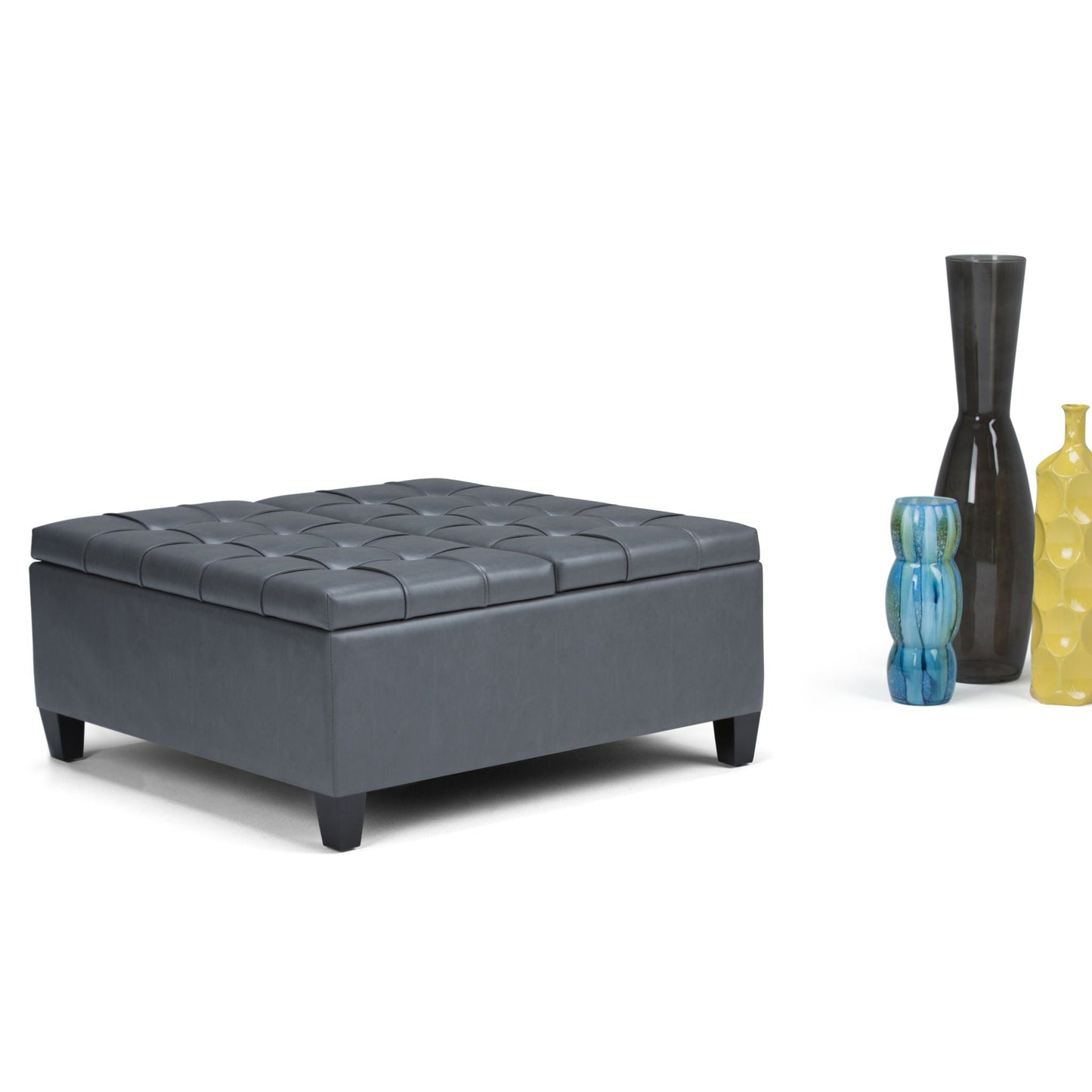 Harrison Upholstered Coffee Table Storage Ottoman