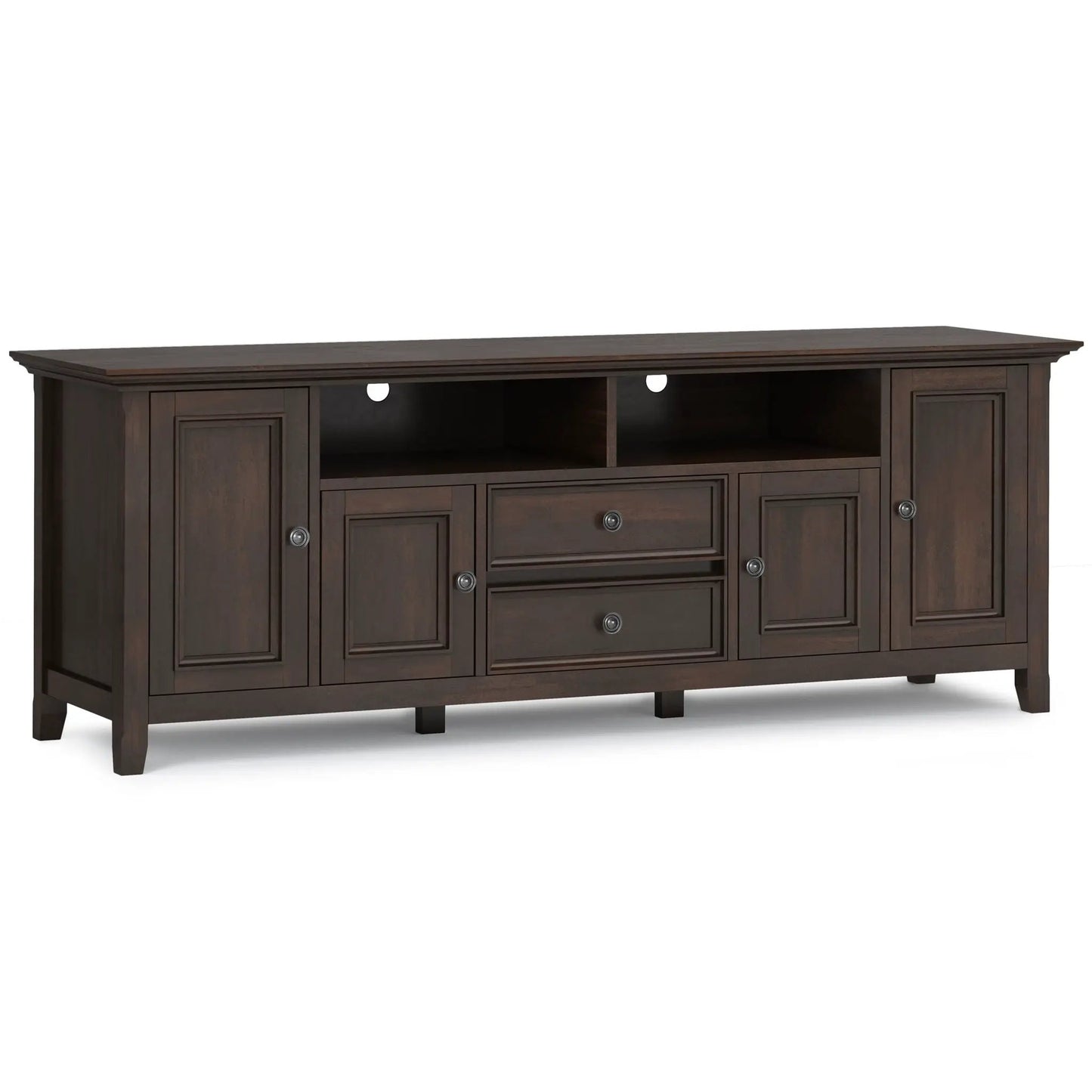 Amherst Wide TV Media Stand with Solid Wood