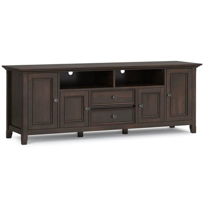 Amherst Wide TV Media Stand with Solid Wood