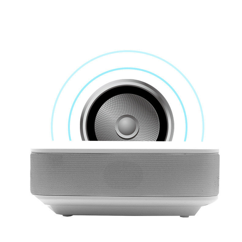 White My Store high definition projector with compact rounded body and perforated grille on Tampa Home & Garden Store