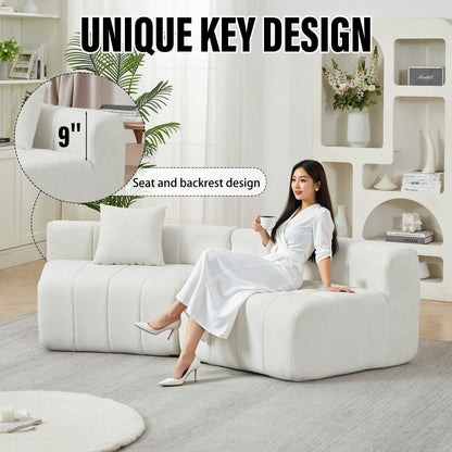 Symmetrical Modular Sofa And Piano Key Design