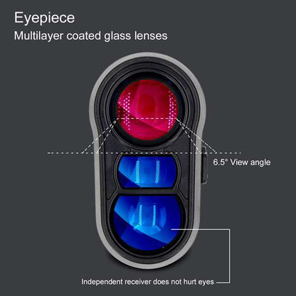 KM-M600 Laser Rangefinder High Precision Outdoor Handheld Golf Electronic Ruler Multifunctional Telescope