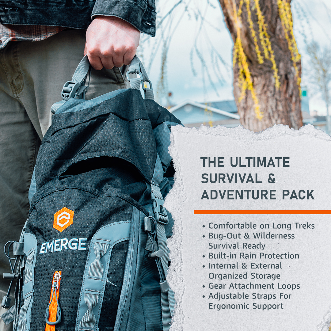 80L Survival Backpack - The Ranger - Tampa Home & Garden Store