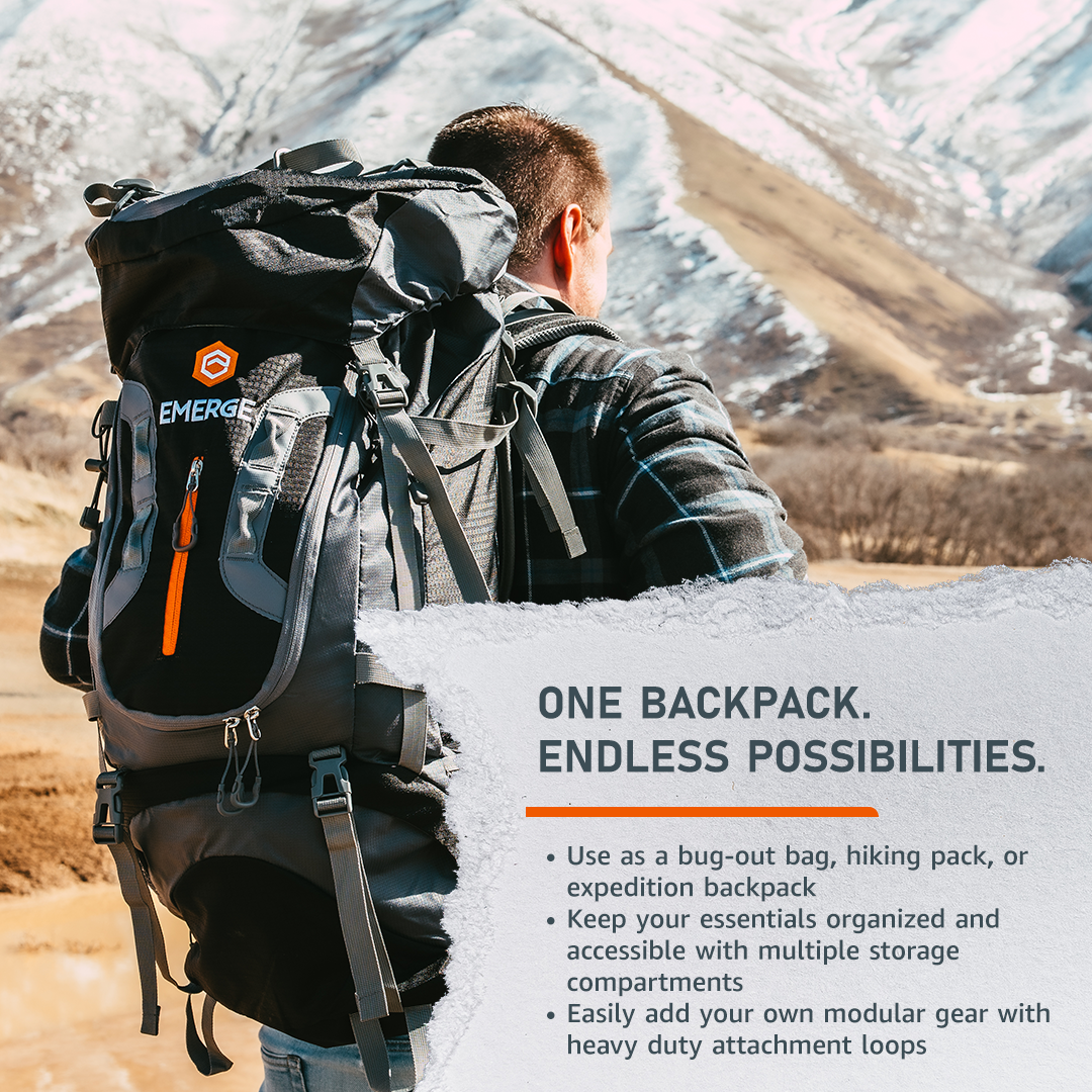 80L Survival Backpack - The Ranger - Tampa Home & Garden Store