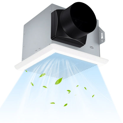 80 CFM Bathroom Exhaust Fan with Metal Housing and 4 Inches Duct