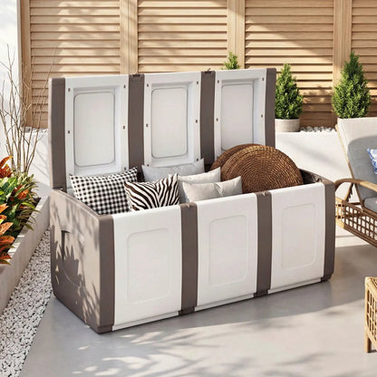 Patio Storage Container with Lockable Lid