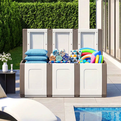 Patio Storage Container with Lockable Lid