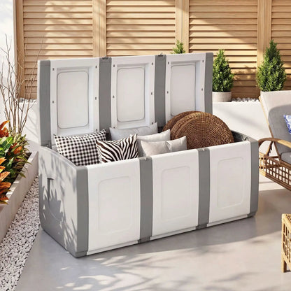 Patio Storage Container with Lockable Lid