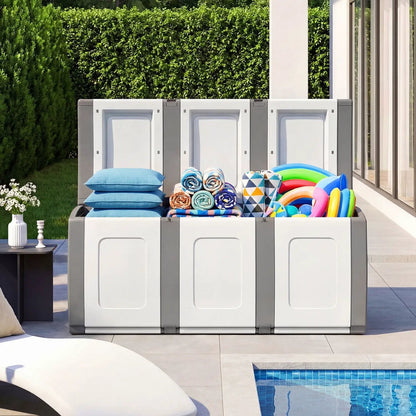 Patio Storage Container with Lockable Lid