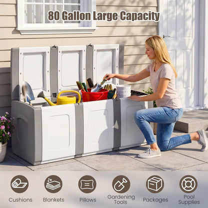 Patio Storage Container with Lockable Lid