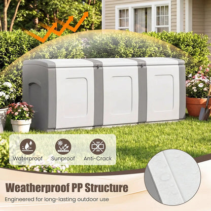 Patio Storage Container with Lockable Lid