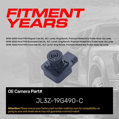 Master Tailgaters Ford F-150 OE backup camera 2018-2020 JL3Z-19G490-C on Tampa Home & Garden Store