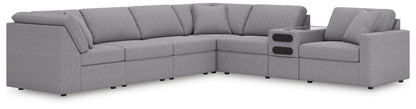 Modmax Sectional in Granite Performance Fabric