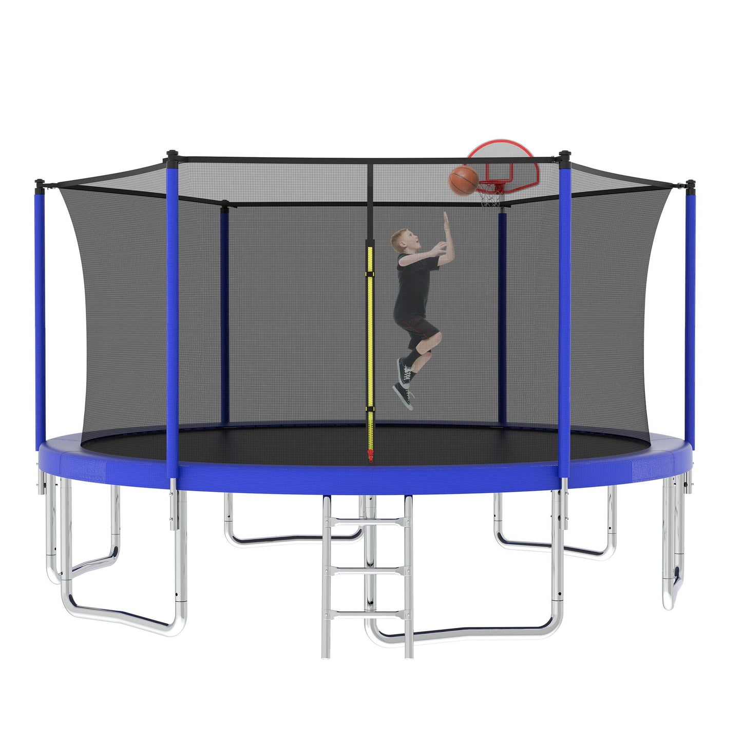 Large 14 Foot Trampoline And Safety Guard