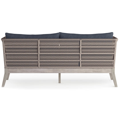 Santiago Outdoor Sofa and Slate Gray Cushion