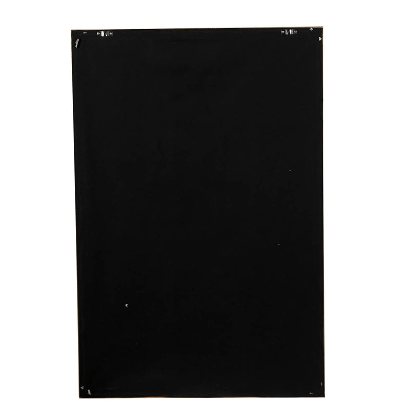 Botanical wall art print back view with black backing and mounting hardware on Tampa Home & Garden Store
