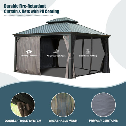 Sturdy Aluminum Hardtop And Timeless Gazebo Frame