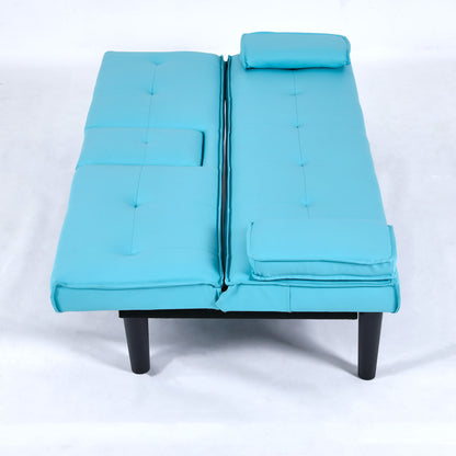 Compact Foldable Sofa Bed and Cup Holder