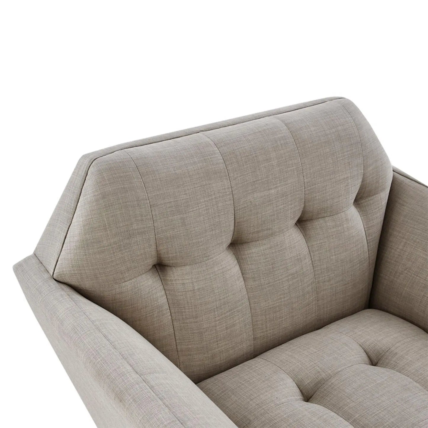 Lounge Chair With Button Tufting Mid Century