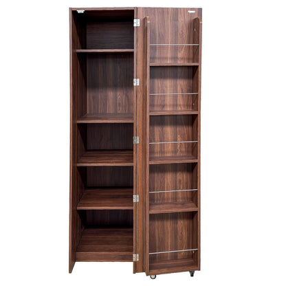Walnut Buffet And Sideboard Storage Cabinet