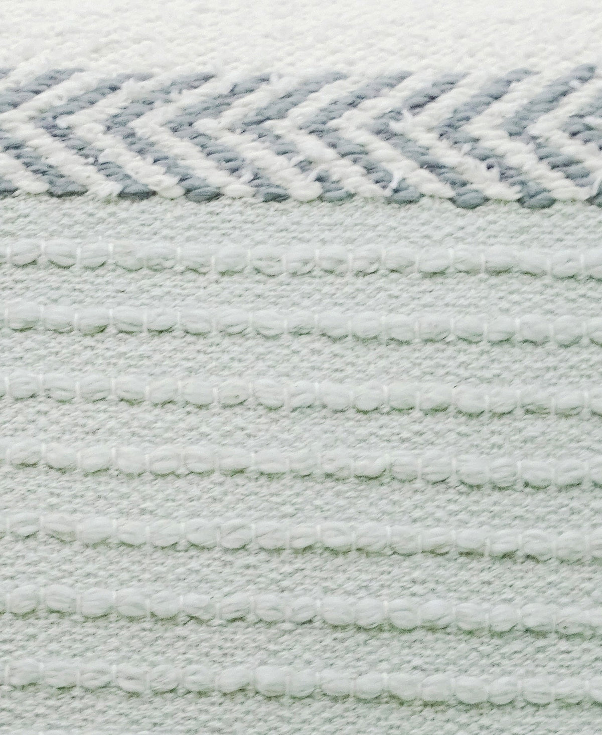 Vibhsa handloom striped decorative throw pillow 20x20 in soft grey and white on Tampa Home & Garden Store