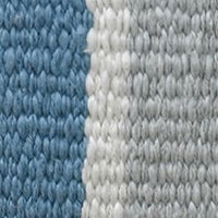 Handwoven corner tassels decorative pillow blue ivory gray woven fabric on Tampa Home & Garden Store