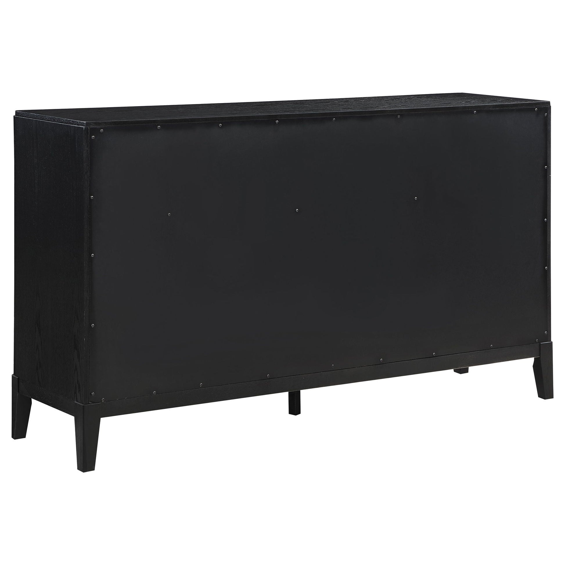 Ennis 4 Piece Bedroom Set black wood bed frame by HouseOfZazla on Tampa Home & Garden Store
