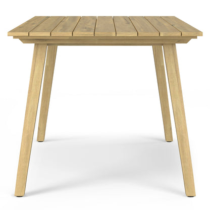 Kona and the Light Teak Outdoor Dining Table