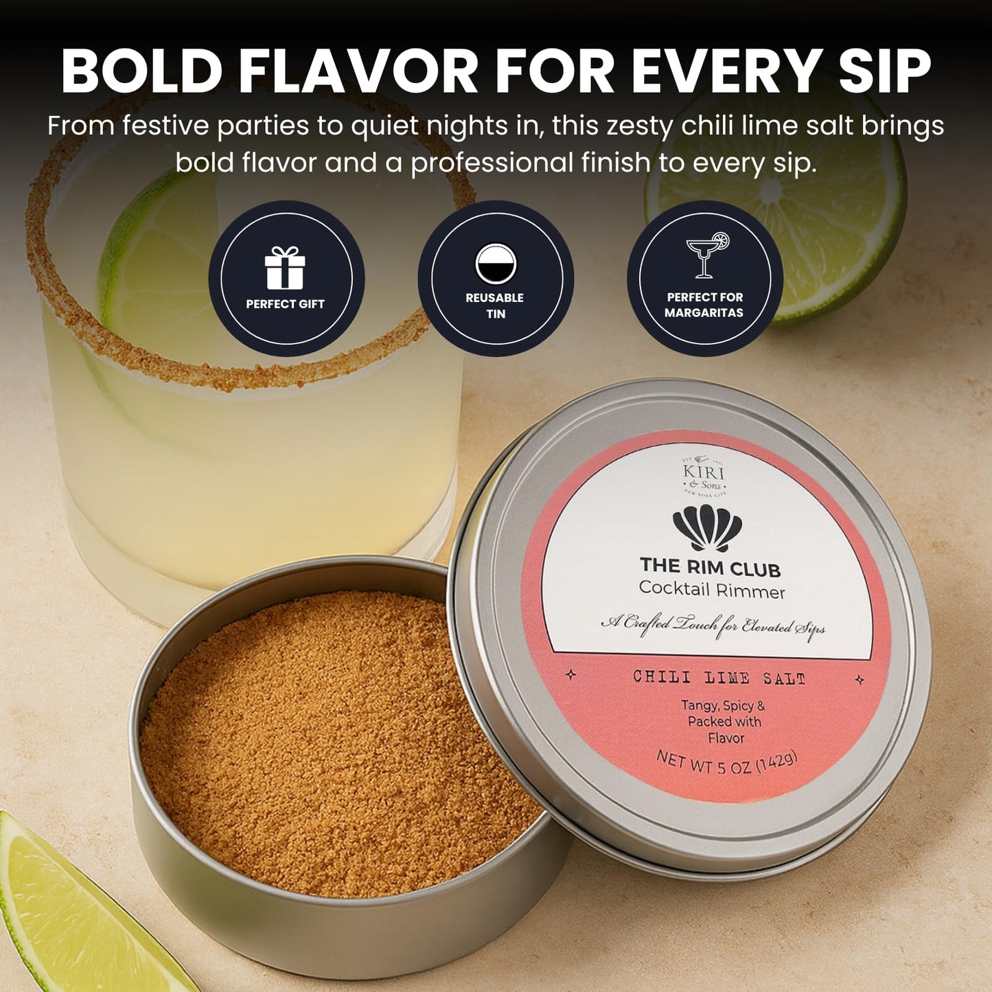 Spicy Chili Lime Cocktail Rimmer Salt And Mix