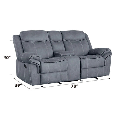 Zubaida Two Tone Three Piece Recliner Set