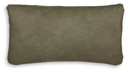 Danvale Pillow Set of 4 Caramel Faux Leather