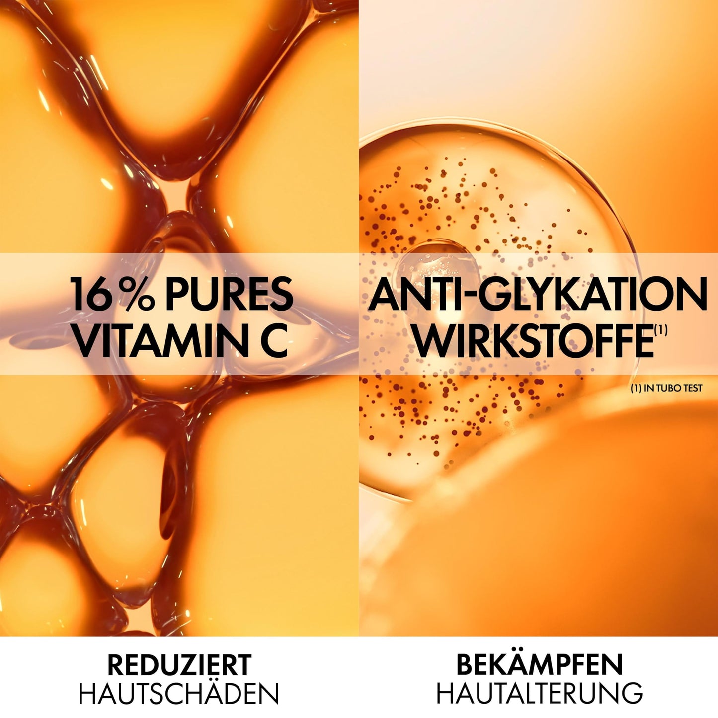 Vitamin C serum Beauty Care Bag splash in orange tones, skin care product collage on Tampa Home & Garden Store