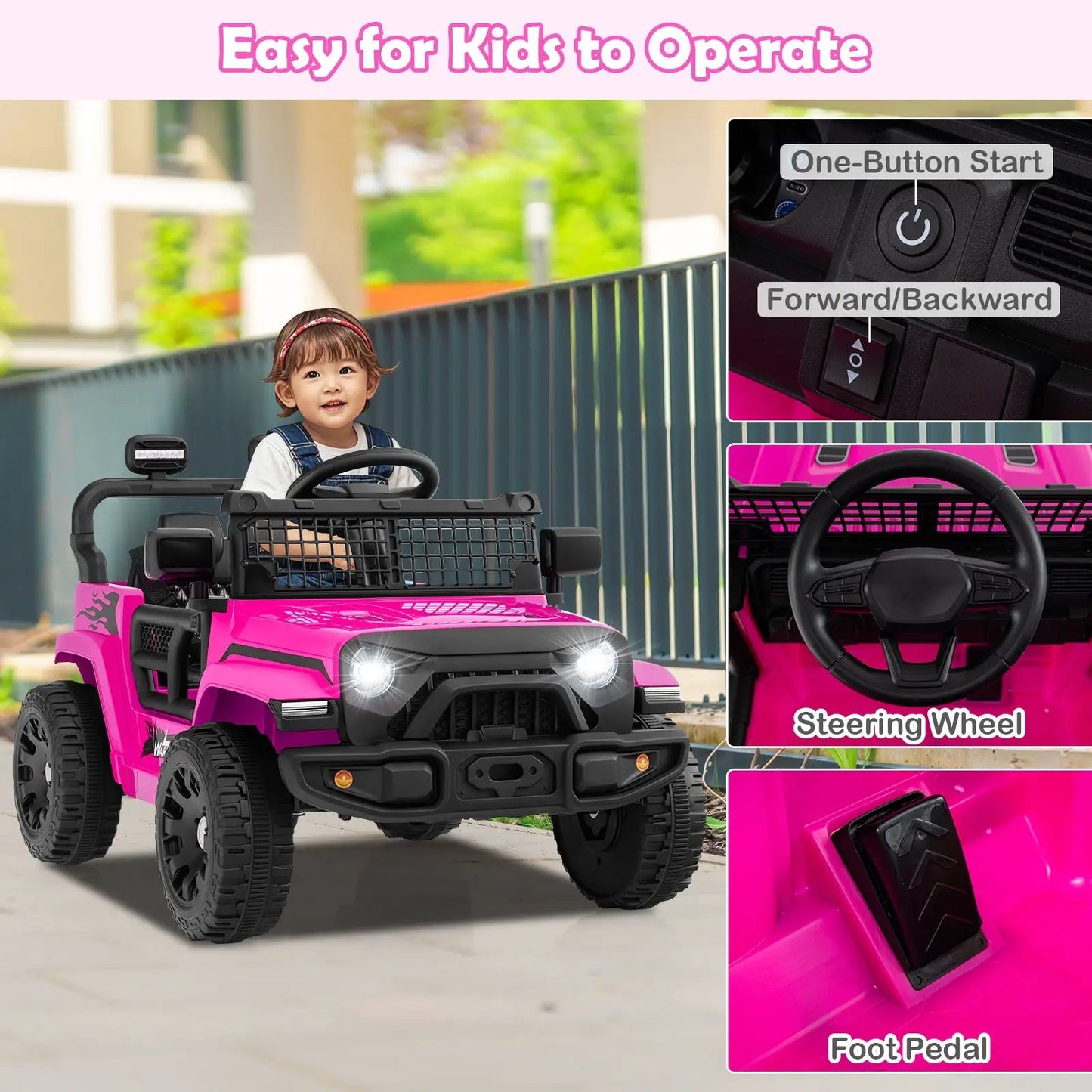 12V Kids Ride on Truck Battery Powered Vehicle