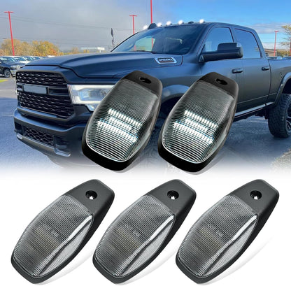 AutoLEDTech.com Ram HD cab lights, 4-pack with clear smoked lenses, amber LED roof lights on Tampa Home & Garden Store