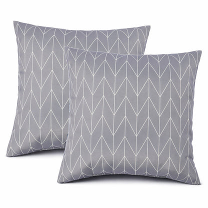 Two Outdoor Pillows and Waterproof Cushion Set