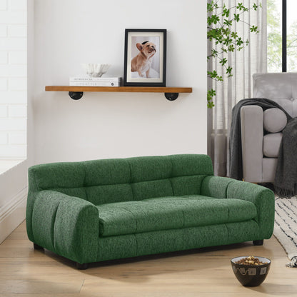 Modern Pet Sofa With Backrest And Armrests green upholstered dog bed for living room on Tampa Home & Garden Store