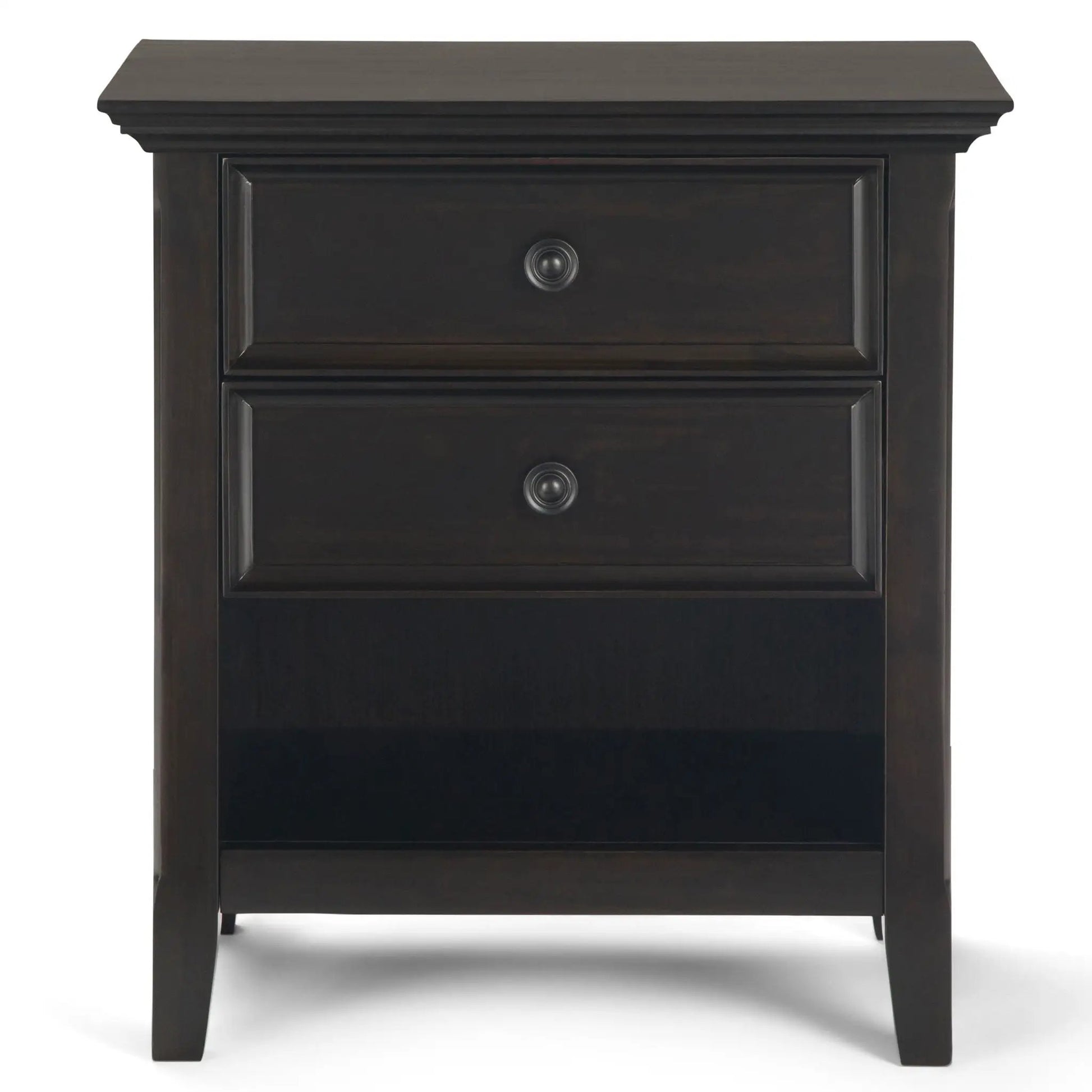 Amherst bedside table handcrafted dark wood with single drawer by Unique Piece Furniture on Tampa Home & Garden Store
